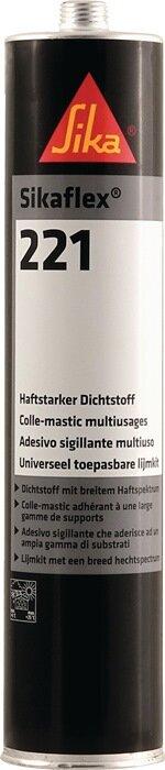 Productafbeelding Sika Afdichtingsmiddel Sikaflex 221, 300 ml, staalgrijs (0.45 kg, Staalgrijs, 300 ml)