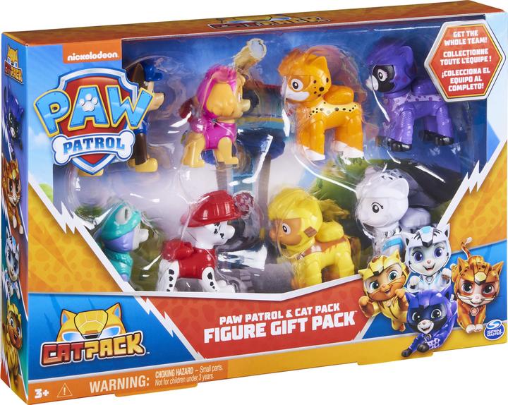 Actual product image Spin Master Paw Patrol Cat Pack Figure Gift Pack Pups And Cats