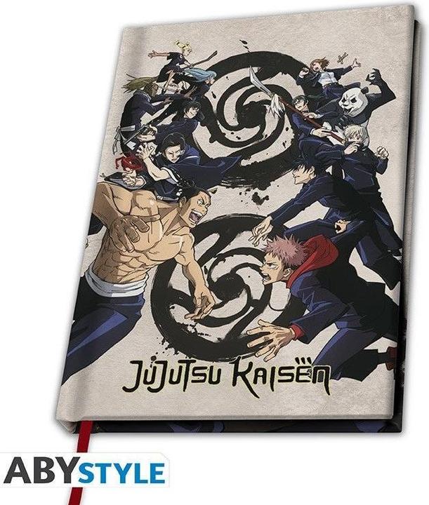 Actual product image ABYstyle JUJUTSU KAISEN - A5 Notebook Tokyo vs Kyoto X4 (A5)