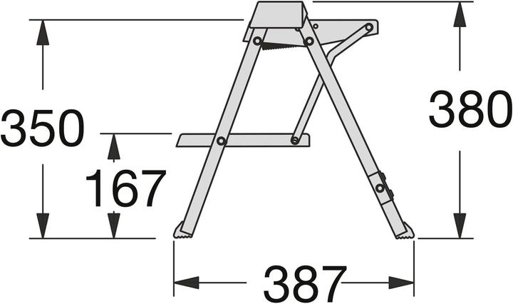 Actual product image Hailo Folding stairs Step-Fix (Stile, 40.30 cm)