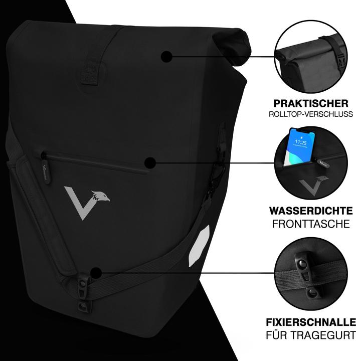 Produktbild Valkental ValkOcean (28 l, Gepäckträgertasche)