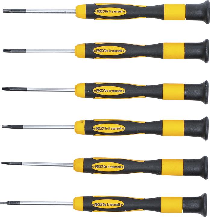 Actual product image BGS Precision Screwdriver Set T-Star (for Torx) 6 pcs. (T-section)