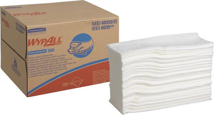 Actual product image Wypall Wiping cloths X60 1-ply 42.6x31.7cm Bragbox white (1 pcs.)