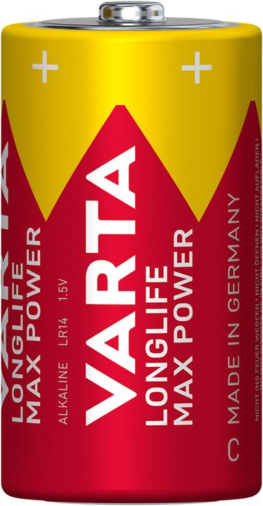 Immagine prodotto Varta Longlife Max Power C 2er Bli (2 pz., R14, C, 7800 mAh)