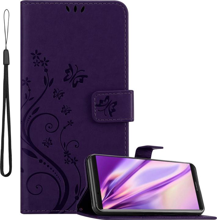 Floral dark purple