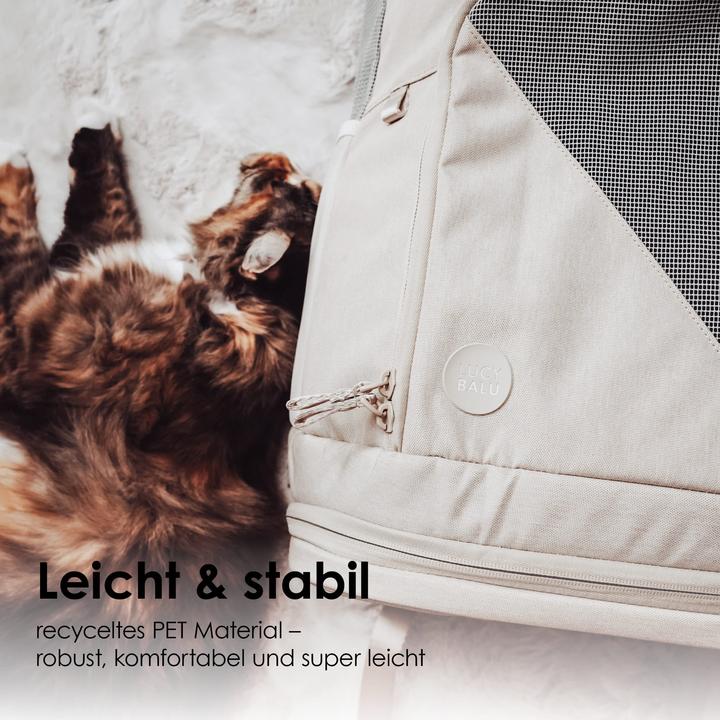 Image du produit LucyBalu HOP-ON Katzenrucksack (Chat, Fermeture de sécurité)