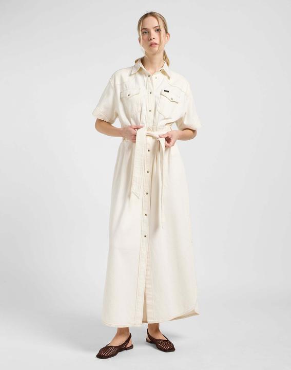 Actual product image Lee Maxikleid Ss Maxi Western Dress (XS)