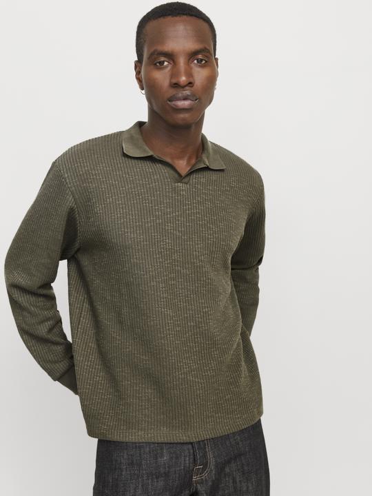 Actual product image Jack & Jones Jorwinter Ottoman Split Neck Styd Aw24 (S)