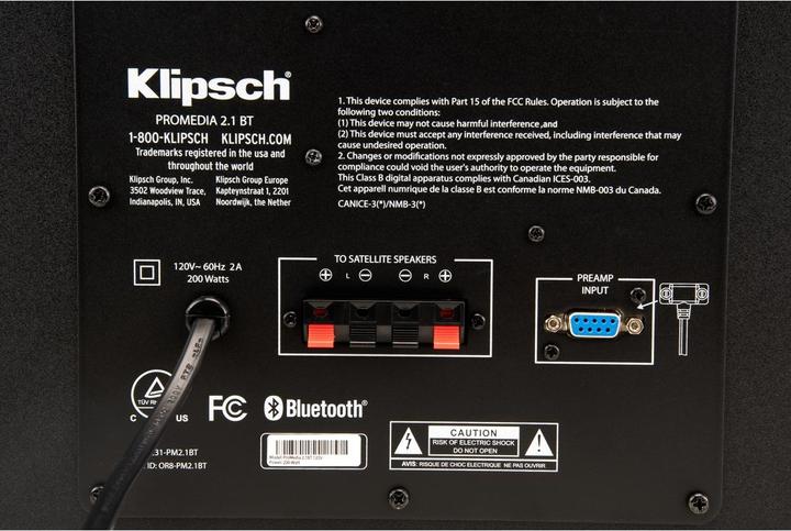 Image du produit Klipsch ProMedia (Fonctionnement sur secteur)