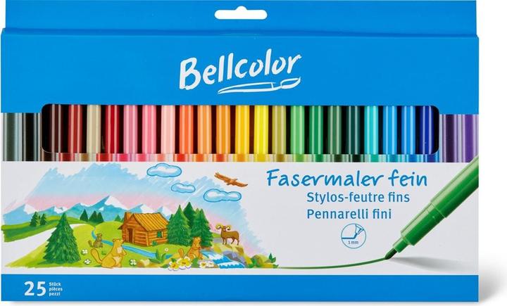 Actual product image Bellcolor Fibre pen fine (Assorted)