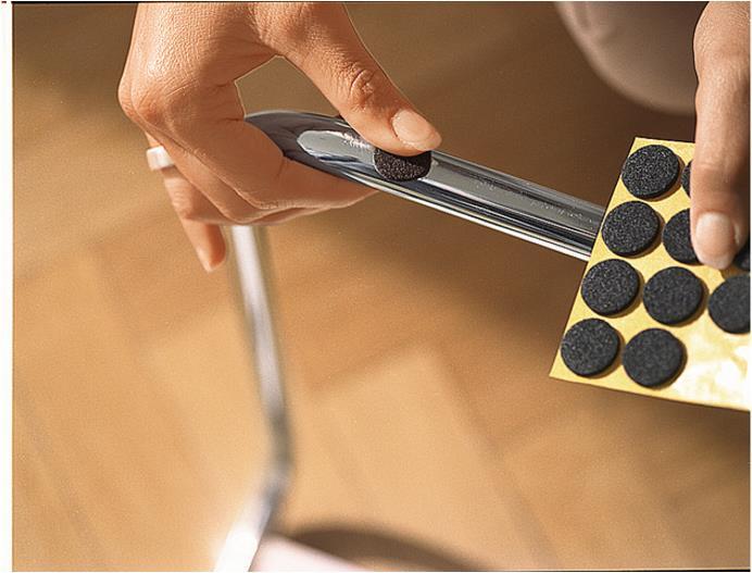 Actual product image tesa felt gliders brown 16 pcs. à (Felt gliders, 16 Piece)