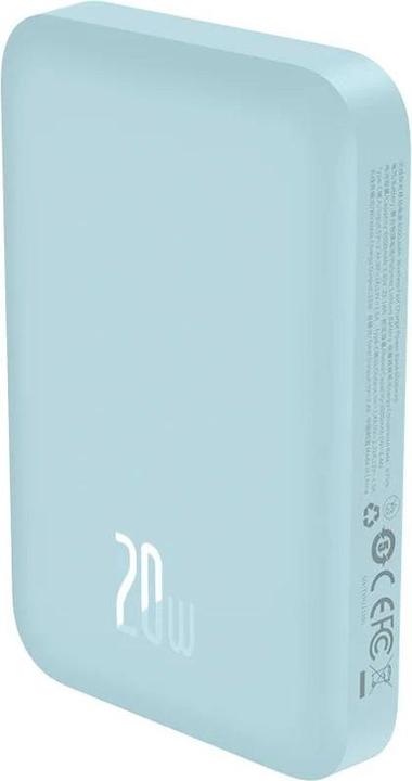 Produktbild Baseus Powerbank Magnetic Mini 6000mAh 20W (blue) (6000 mAh, 20 W, 23.10 Wh)
