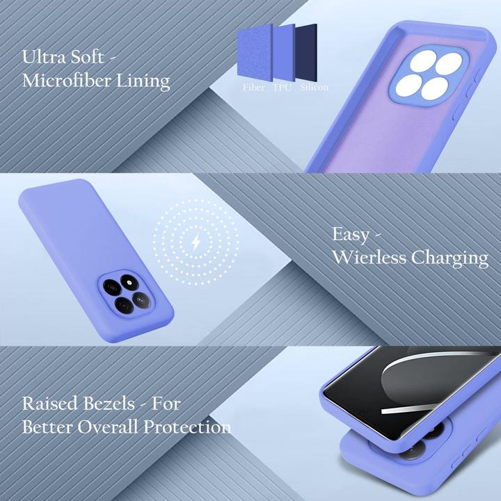 Actual product image Cadorabo Case for Xiaomi Redmi Note 14 Pro 5G TPU Liquid Silicone Cover (Xiaomi Redmi Note 14 Pro 5G)