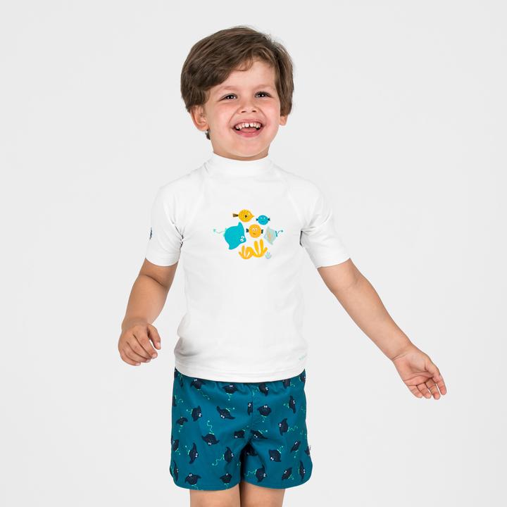 Actual product image Nabaiji Schwimmshorts Baby/Kleinkinder - Manta dunkelblau (5, 6)