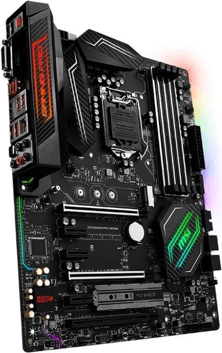 Actual product image MSI Z270 Gaming Pro Carbon (LGA 1151, Intel Z270, ATX)