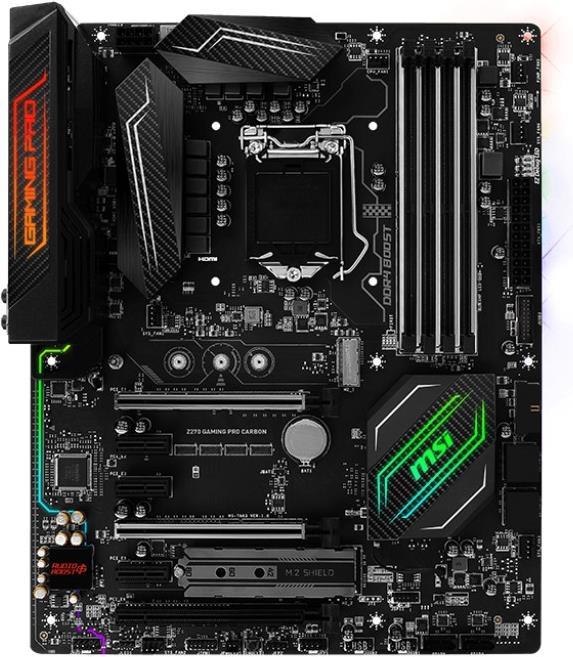 MSI Z270 Gaming Pro Carbon (LGA 1151, Intel Z270, ATX)