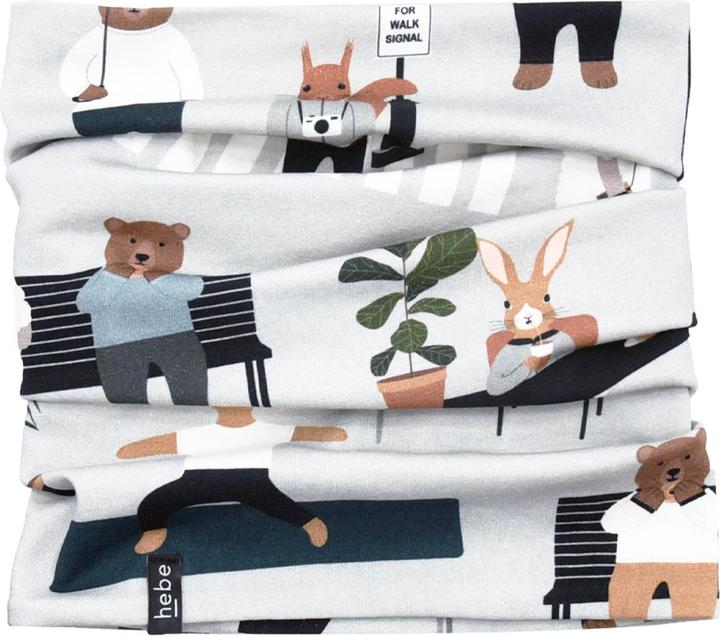 Actual product image Hebe Scarf with city print