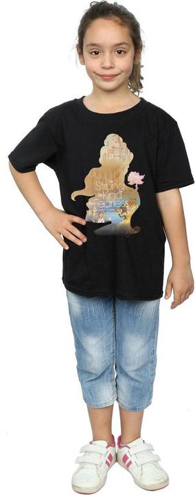 Produktbild Beauty And The Beast Mädchen Belle Silhouette TShirt aus Baumwolle (116)