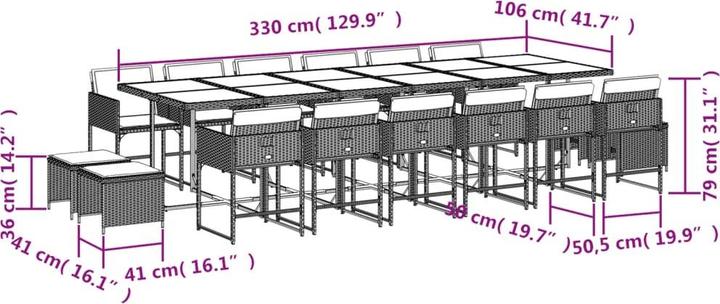 Produktbild VidaXL Tamara (106 cm)