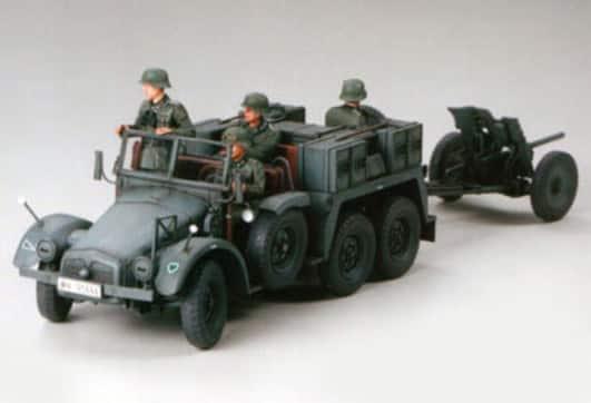 Image du produit Tamiya WWII Dt.Krupp Protze m.37 mmPAK (4) 1:35