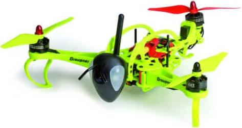 Produktbild Graupner Tricopter HoTT-Hornet 250 FPV CAM, montiert mit BL Antrieb, GR-18 HoTT, FPV, Servo