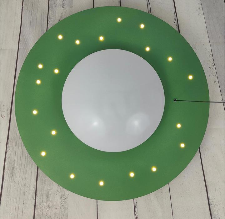 Produktbild Niermann Stand By Niermann Starlight LED Deckenleuchte E27 Salbeigrün Made in Germany (60 lm, E27)