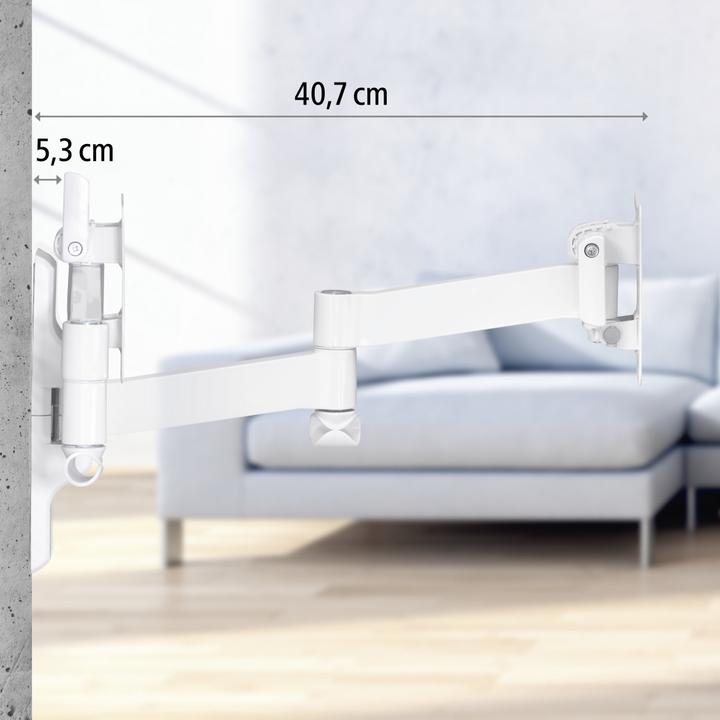 Actual product image Hama Fullmotion Ultraslim (Wall, 26", 25 kg)