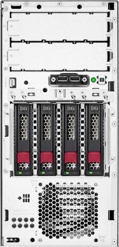 Actual product image HPE ML30 Gen10+ TW Xeon 2314 4xLFF-NS100i (Intel Xeon E-2314, 16 GB, Tower Server)