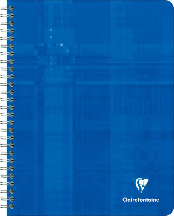 Image du produit Clairefontaine Cahier à spirales (17 x 22 cm, Quadrillé, Couverture souple)