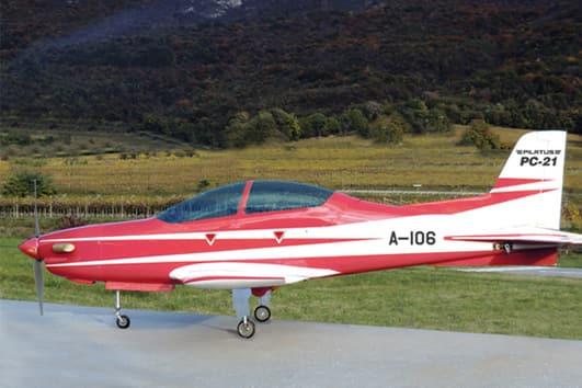 Image du produit Sebart Pilatus PC-21 1510 mm blanc/rouge (Voltige)