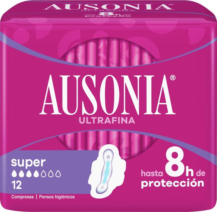 Actual product image Ausonia compresas super alas 12 uds (12 x, Sanitary pads)