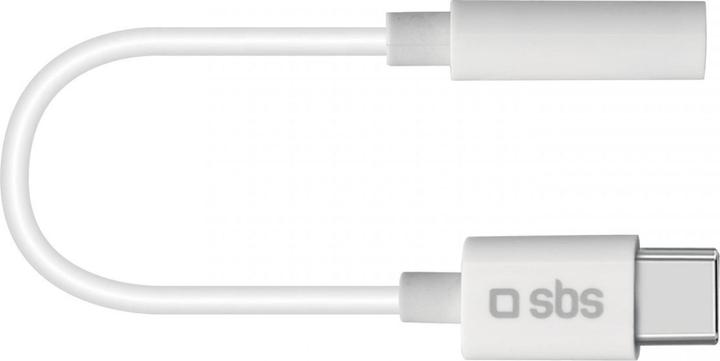 Actual product image SBS USB Type C to 3.5mm Jack Adapter White (3.5mm jack, USB Type C)