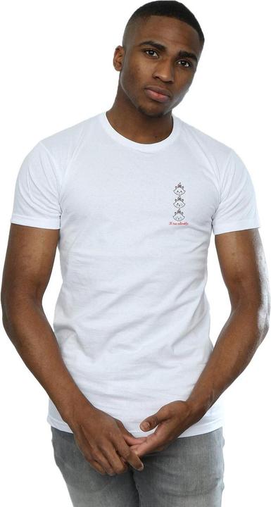 Actual product image Disney Mens Aristocats Marie Breast Print T-Shirt (L)