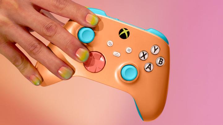 Image du produit Microsoft Manette sans fil Xbox - Sunkissed Vibes OPI (édition spéciale) (Xbox Series X, Xbox Series S, Xbox One X, Xbox One S, PC)