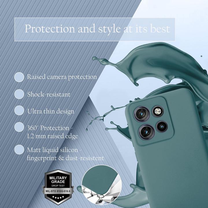 Produktbild Cadorabo Hülle für Motorola Moto Edge 50 Neo im Liquid Case Design (Motorola Edge 50 Neo)