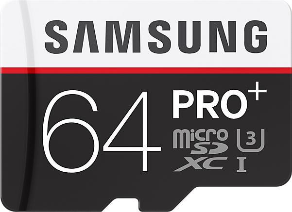 Produktbild Samsung Pro Plus microSDXC (64 GB, microSDXC, U3, UHS-I)