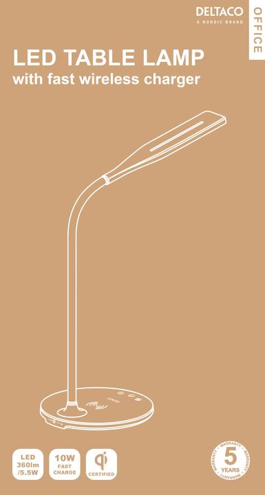 Actual product image Deltaco Desk lamp (360 lm)