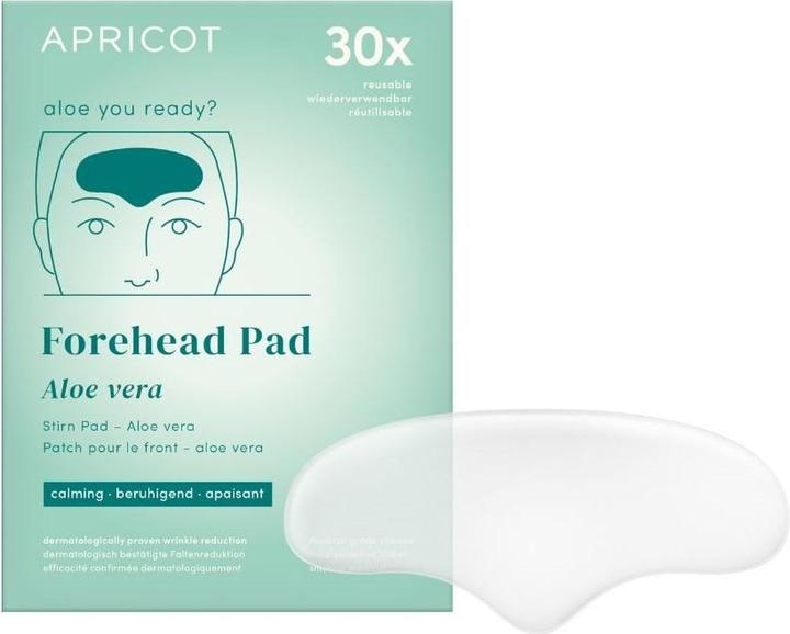 Image du produit Apricot wiederverwendbares Stirn Pad Aloe Vera "aloe you ready?"