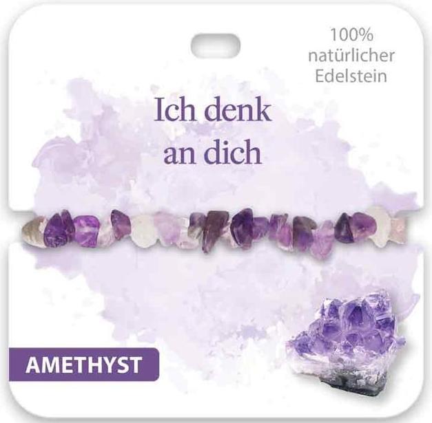 Produktbild BB Klostermannn Armband Amethyst Ich denk an dich