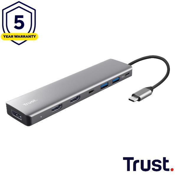 Immagine prodotto Trust DALYX 7-in-1 Multiport Adapter (USB-C, 7 Porti)