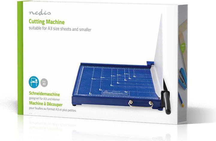 Produktbild Nedis PACU110A3 Papierschneidemaschine Grösse A3 Metallklinge (10 Blätter, A3)