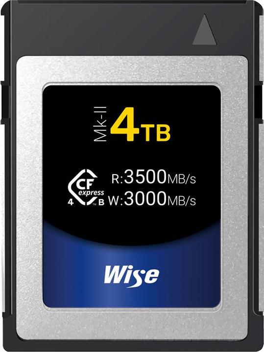 Wise CFexpress 4.0 Tipo B Mk-II 4TB WI-CFX4-B4096M2 (4 GB, CFexpress tipo B)