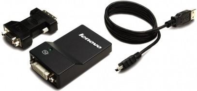 Produktbild Lenovo USB 3.0 zu (DVI, VGA, 8 cm)