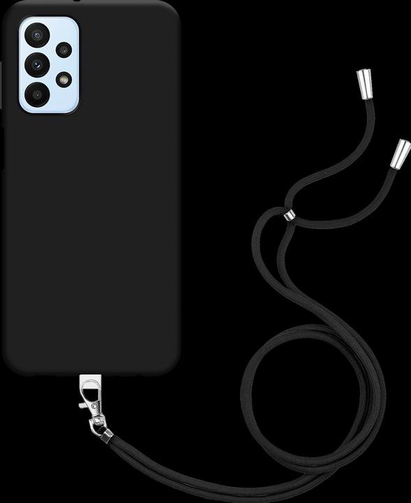 Produktbild Cazy Handykette Hülle Kompatibel mit Samsung Galaxy A23 - Silikon Handyhülle mit Band Necklace Hülle -