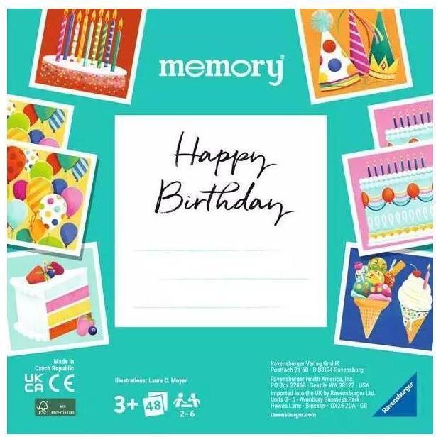 Actual product image Ravensburger moments memory® Happy Birthday - 22399 - Congratulate on your birthday with the (German)