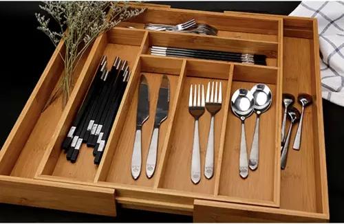 Actual product image Ruhhy Bamboo Kitchen Organizer