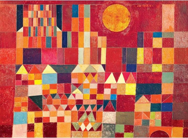 Image du produit Eurographics Château et soleil de Paul Klee (1000 pièces)