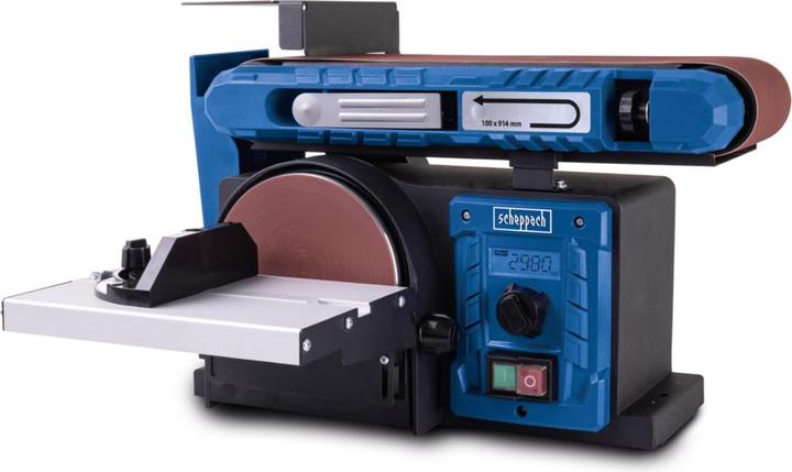 Actual product image Scheppach Belt and disc sander BTS800Vario (Disc Sander, Belt sanders, 400 W)