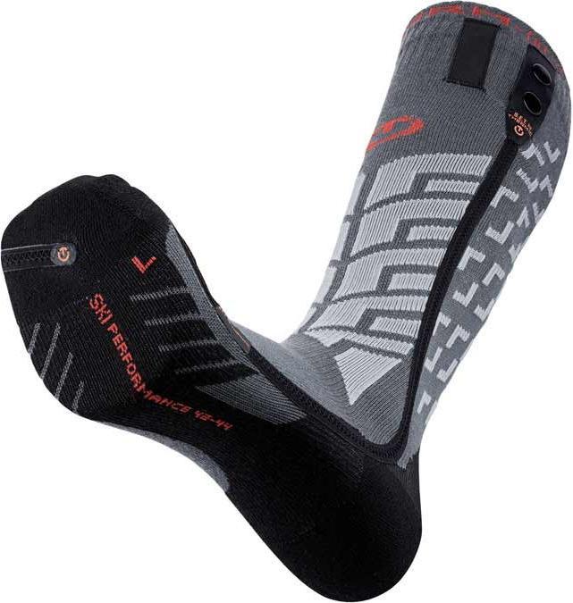 Produktbild Therm-ic Ultra Warm Performance Socken S.E.T. SPack 1400 BT (Grösse: 45.0 - 47.0, grey/or (45 - 47)