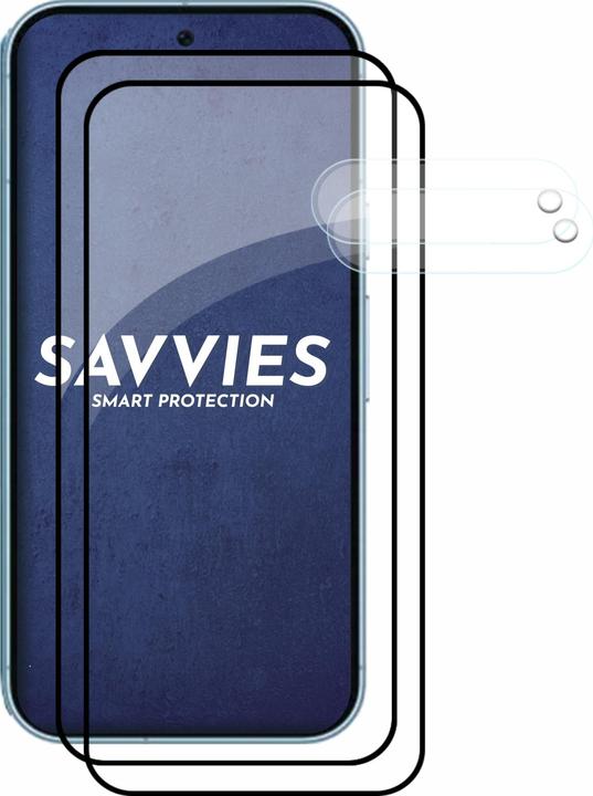 Immagine prodotto Savvies Protezione dello schermo in vetro blindato a schermo intero (2 Pezzo/i, Google Pixel 9)